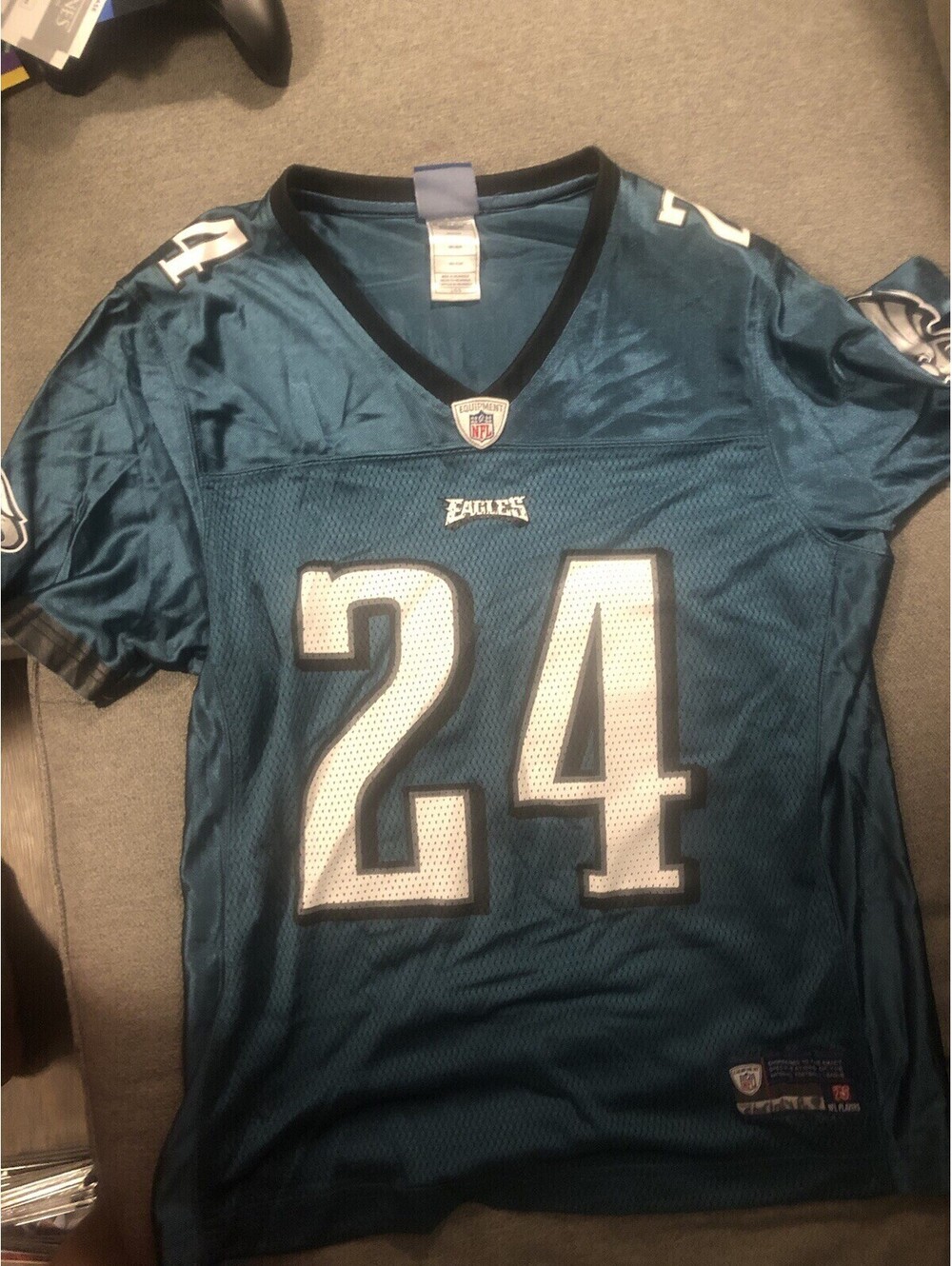 Philadelphia Eagles Asomugha Large Women’s Jersey